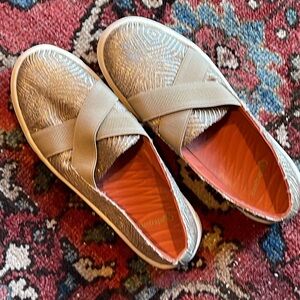 Gold BareTrap Slip On Sneakers